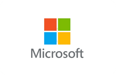 Microsoft logo with colorful squares