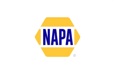 Yellow hexagon with NAPA text